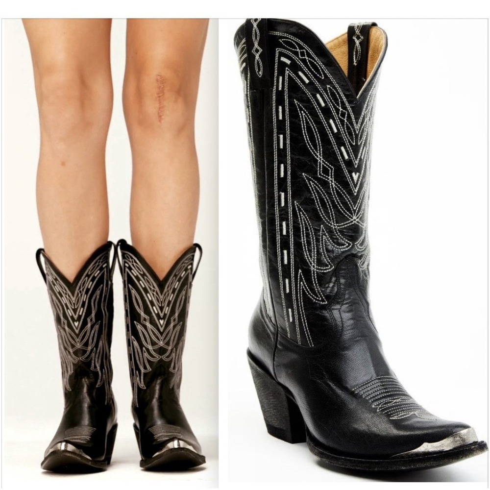 Idyllwind Retro Rock Goat Leather Western Boots - Round Toe 8.5